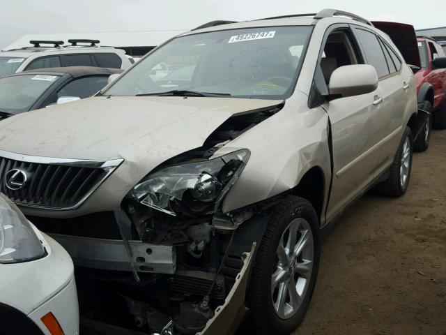 2T2HK31U68C077811 - 2008 LEXUS RX 350 GOLD photo 2