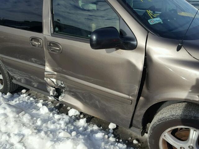 1GNDU23L25D196280 - 2005 CHEVROLET UPLANDER L 棕色 照片 9