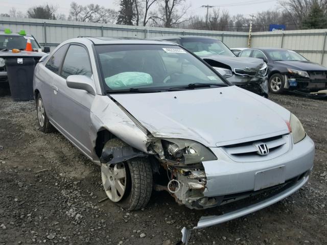 1HGEM21992L085619 - 2002 HONDA CIVIC EX SILVER photo 1