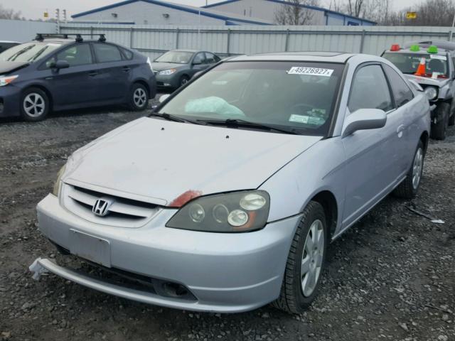 1HGEM21992L085619 - 2002 HONDA CIVIC EX 银色 照片 2