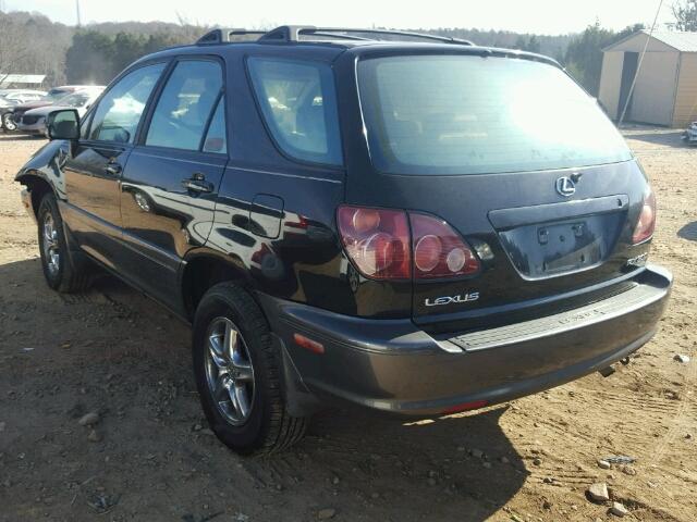 JT6HF10U4Y0109512 - 2000 LEXUS RX 300 BLACK photo 3