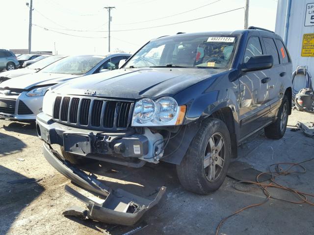 1J4GR48K46C327794 - 2006 JEEP GRAND CHER BLACK photo 2