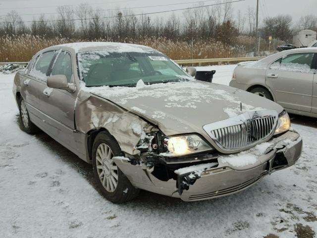 1LNHM82W93Y676407 - 2003 LINCOLN TOWN CAR S BEIGE photo 1