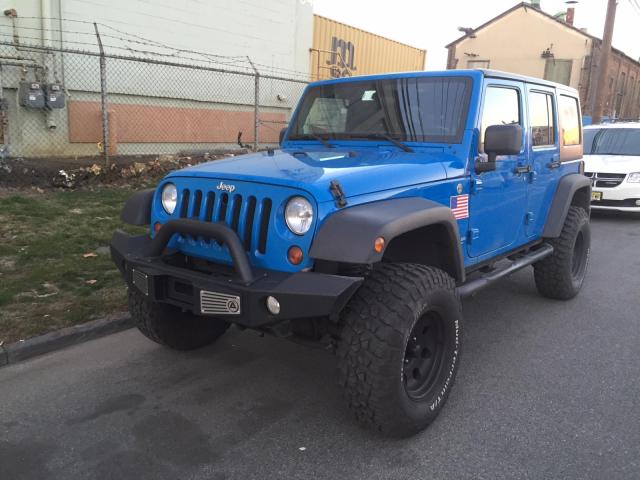 1J4BA3H15BL531386 - 2011 JEEP WRANGLER U BLUE photo 10