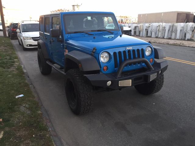 1J4BA3H15BL531386 - 2011 JEEP WRANGLER U BLUE photo 9