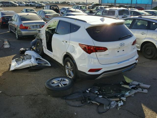 5NMZU3LB2JH065041 - 2018 HYUNDAI SANTA FE S WHITE photo 3