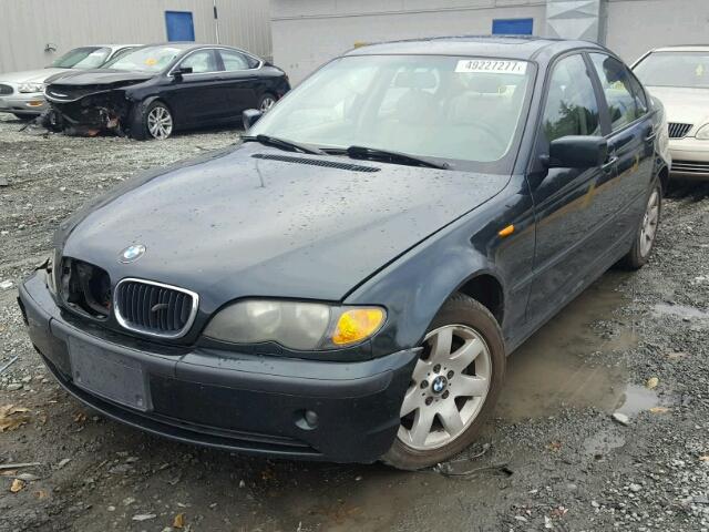 WBAET37442NJ20135 - 2002 BMW 325 I GREEN photo 2