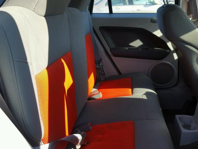 1B3HB48B17D208645 - 2007 DODGE CALIBER SX ORANGE photo 6