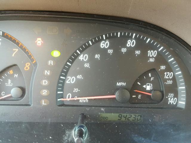 4T1BE32K23U743987 - 2003 TOYOTA CAMRY LE თაფლისფერი ფოტო 8