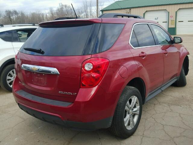 2GNFLEEK4D6177003 - 2013 CHEVROLET EQUINOX LT RED photo 4