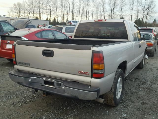 1GTEC19T65Z107170 - 2005 GMC NEW SIERRA BEIGE photo 4