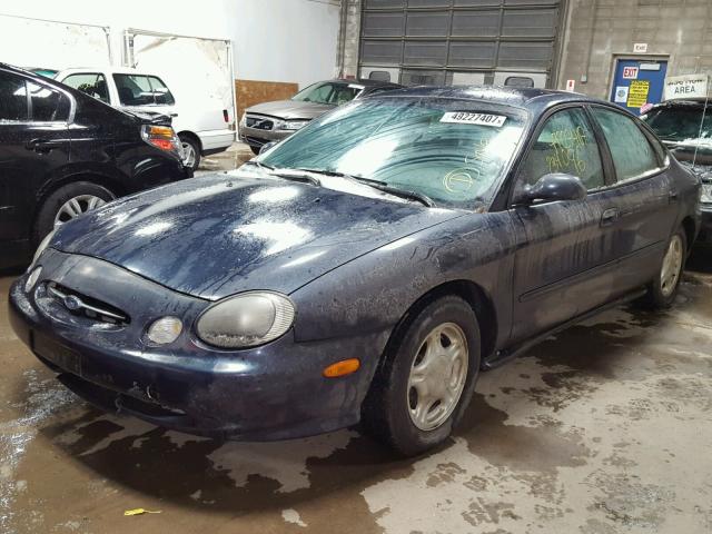 1FAFP52U3WG251197 - 1998 FORD TAURUS LX BLUE photo 2