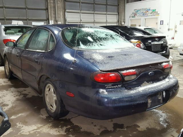 1FAFP52U3WG251197 - 1998 FORD TAURUS LX BLUE photo 3