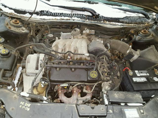 1FAFP52U3WG251197 - 1998 FORD TAURUS LX BLUE photo 7