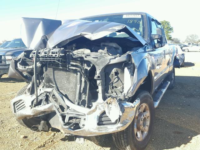 1FT7W2B60EEB61890 - 2014 FORD F250 SUPER CHARCOAL photo 2