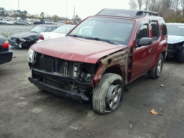 5N1AN08U07C546606 - 2007 NISSAN XTERRA OFF RED photo 2