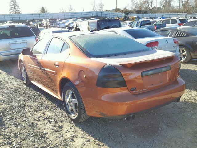 2G2WS522741166241 - 2004 PONTIAC GRAND PRIX ნარინჯისფერი ფოტო 3