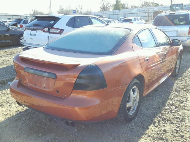 2G2WS522741166241 - 2004 PONTIAC GRAND PRIX ნარინჯისფერი ფოტო 4