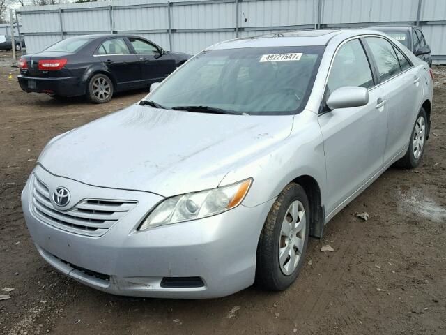 4T1BE46K77U186547 - 2007 TOYOTA CAMRY NEW SILVER photo 2