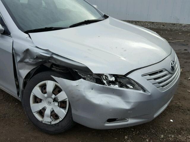 4T1BE46K77U186547 - 2007 TOYOTA CAMRY NEW SILVER photo 9