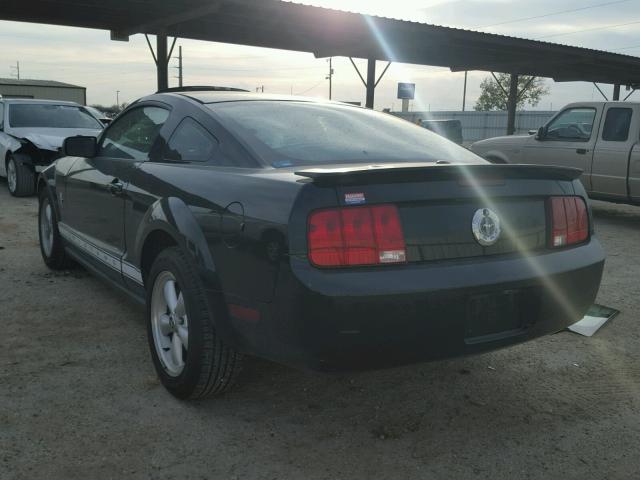 1ZVFT80N675229966 - 2007 FORD MUSTANG BLACK photo 3