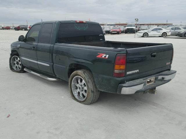 2GTEC19T931245825 - 2003 GMC NEW SIERRA GREEN photo 3