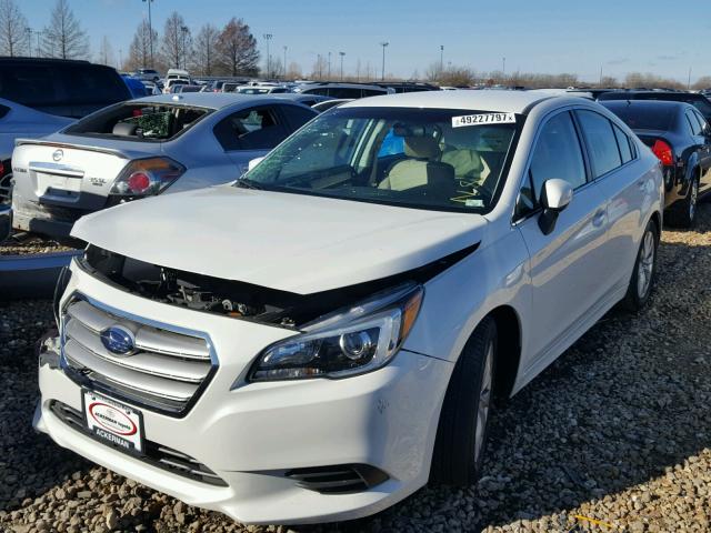 4S3BNBC69F3033088 - 2015 SUBARU LEGACY 2.5 WHITE photo 2