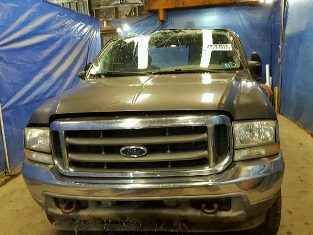 1FTNX21L33ED12374 - 2003 FORD F250 SUPER GRAY photo 9