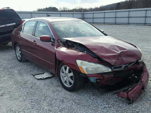 1HGCM66535A053088 - 2005 HONDA ACCORD EX RED photo 1