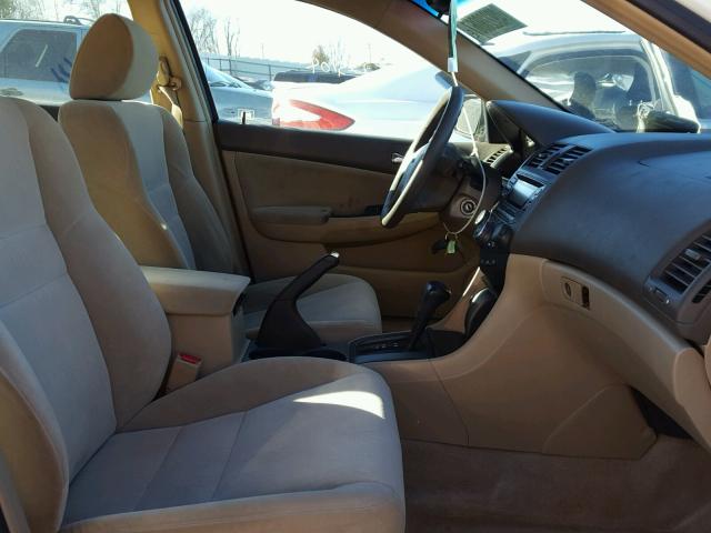 1HGCM56493A022068 - 2003 HONDA ACCORD LX WHITE photo 5