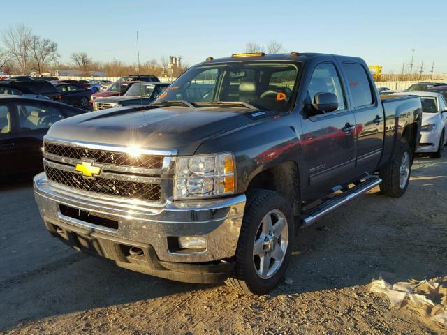 1GC1KYC81BF113194 - 2011 CHEVROLET SILVERADO GRAY photo 2