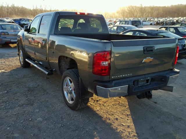 1GC1KYC81BF113194 - 2011 CHEVROLET SILVERADO GRAY photo 3