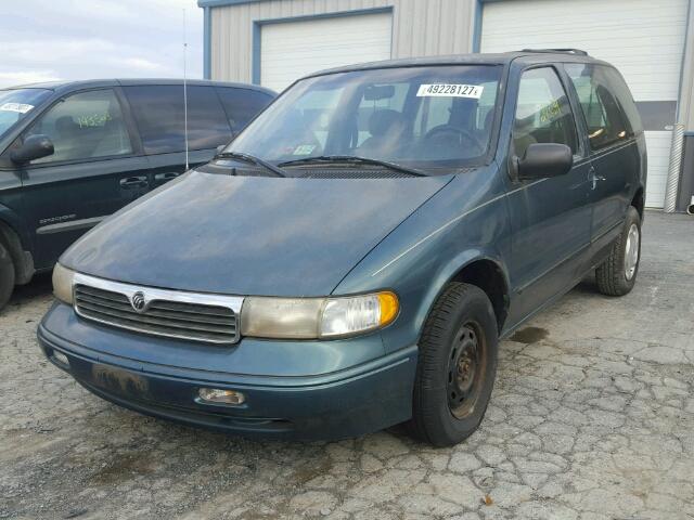 4M2DV11WXTDJ06975 - 1996 MERCURY VILLAGER GREEN photo 2