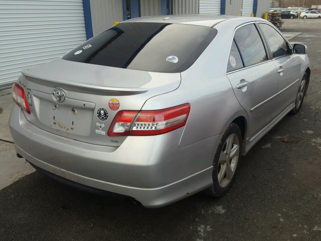 4T1BF3EK1AU045926 - 2010 TOYOTA CAMRY BASE SILVER photo 4