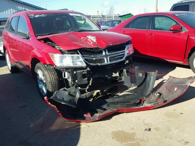 3C4PDCBGXFT722487 - 2015 DODGE JOURNEY SX RED photo 1