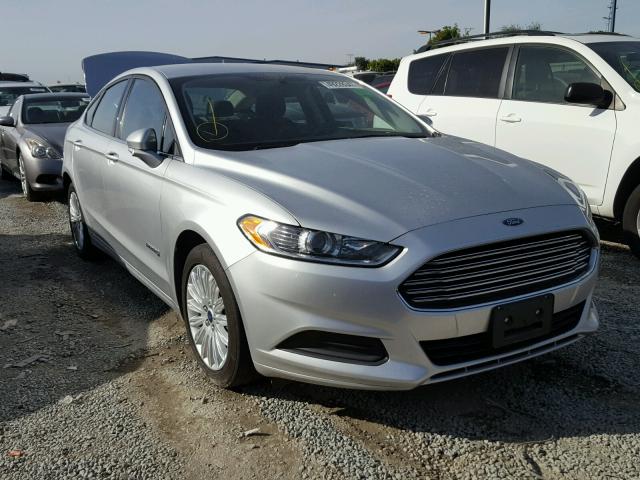 3FA6P0LU1GR291855 - 2016 FORD FUSION SE SILVER photo 1