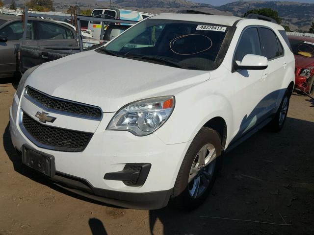 2CNALDEC9B6465422 - 2011 CHEVROLET EQUINOX LT WHITE photo 2