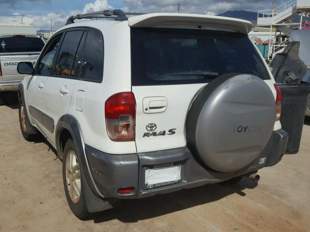 JTEGH20V230091609 - 2003 TOYOTA RAV4 WHITE photo 3