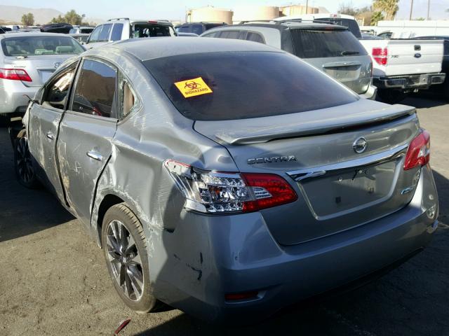 3N1AB7AP4DL735370 - 2013 NISSAN SENTRA SILVER photo 3