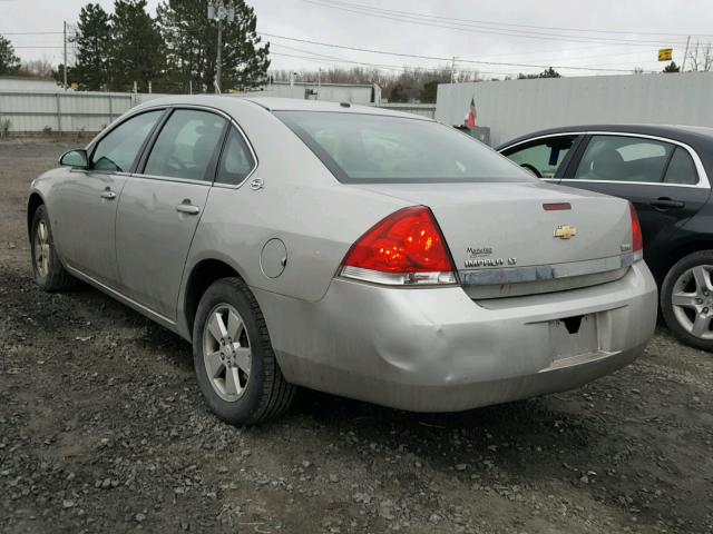 2G1WT55K289154888 - 2008 CHEVROLET IMPALA LT SILVER photo 3