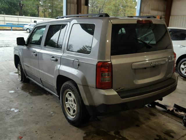 1C4NJPBA9GD514322 - 2016 JEEP PATRIOT SP GRAY photo 3