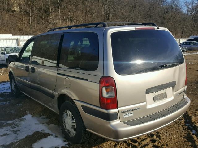 1GNDX03E2WD338657 - 1998 CHEVROLET VENTURE TAN photo 3