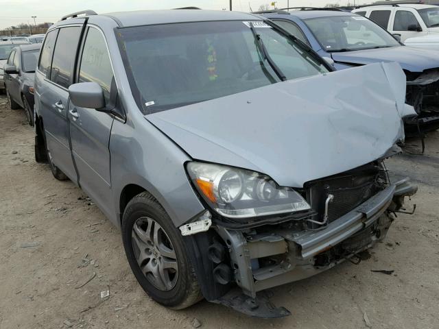 5FNRL38416B125347 - 2006 HONDA ODYSSEY EX SILVER photo 1