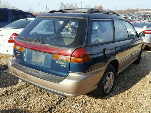 4S3BG6859W7650355 - 1998 SUBARU LEGACY 30T GREEN photo 4