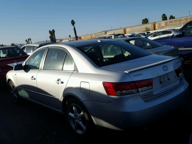 5NPEU46F27H253315 - 2007 HYUNDAI SONATA SE SILVER photo 3