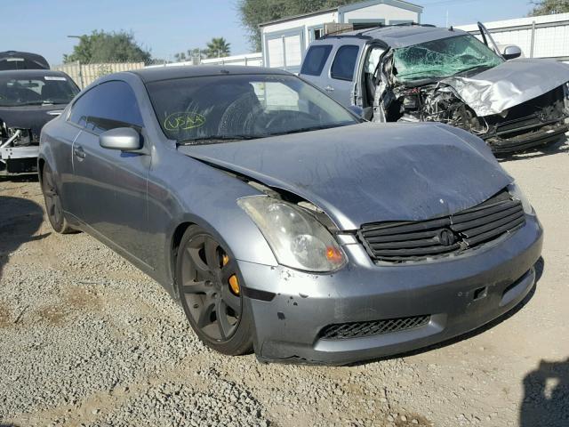 JNKCV54E74M302836 - 2004 INFINITI G35 GRAY photo 1