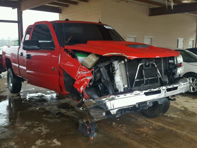 1GCHK23275F875084 - 2005 CHEVROLET SILVERADO RED photo 1