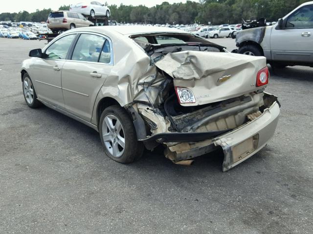 1G1ZG57B294123739 - 2009 CHEVROLET MALIBU LS Qızıl foto 3