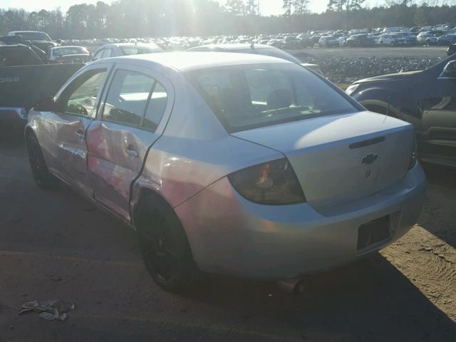 1G1AT58H297244894 - 2009 CHEVROLET COBALT LT SILVER photo 3