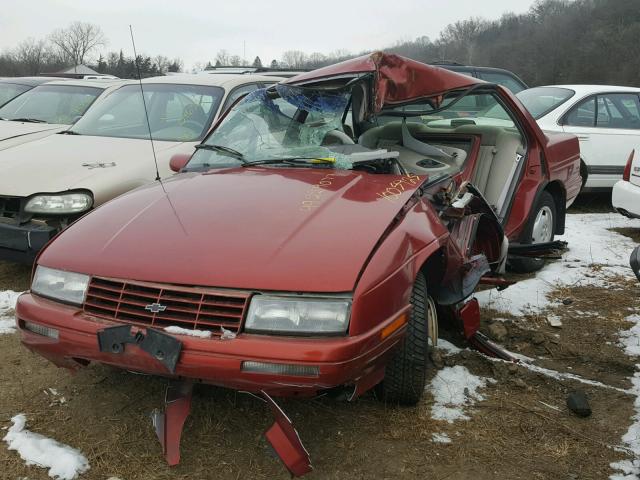 1G1LD5542TY272106 - 1996 CHEVROLET CORSICA MAROON photo 2